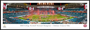 Alabama Crimson Tide 2020 CFP National Champions Panoramic Picture