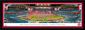 Alabama Crimson Tide 2020 CFP National Champions Panoramic Picture