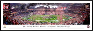 Georgia Bulldogs 2021 CFP National Champions Panoramic Picture