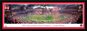 Georgia Bulldogs 2021 CFP National Champions Panoramic Picture