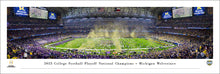 Michigan Wolverines 2023 College Football Playoff Champions Panoramic Picture