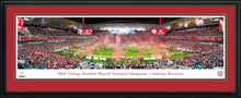 Indiana Hoosiers 2025 CFP National Champions Panoramic Picture