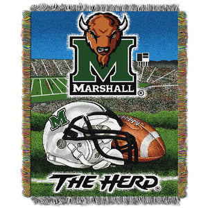 Marshall Thundering Herd Tapestry Throw Blanket -  48"x60"