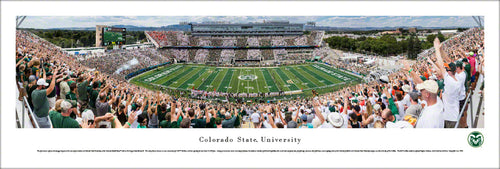 Colorado State Rams Canvas Stadium Panoramic Picture