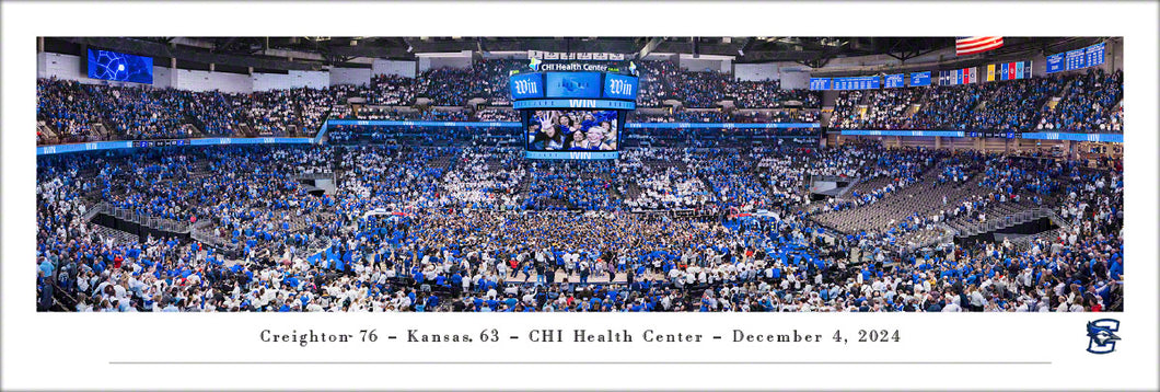 Creighton Blue Jays Basketball Panoramic Picture