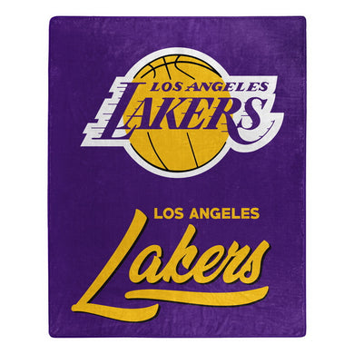 Los Angeles Lakers Plush Throw Blanket -  50