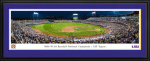 LSU Tigers Baseball 2023 College World Series Champions Panoramic Picture