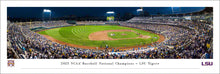 LSU Tigers Baseball 2023 College World Series Champions Panoramic Picture