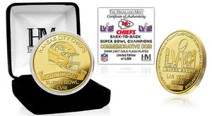 Kansas City Chiefs Super Bowl LVIII Champions Gold Mint Coin