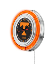 Tennessee Volunteers Double Neon Wall Clock - 15"