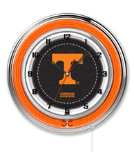 Tennessee Volunteers Double Neon Wall Clock - 19"