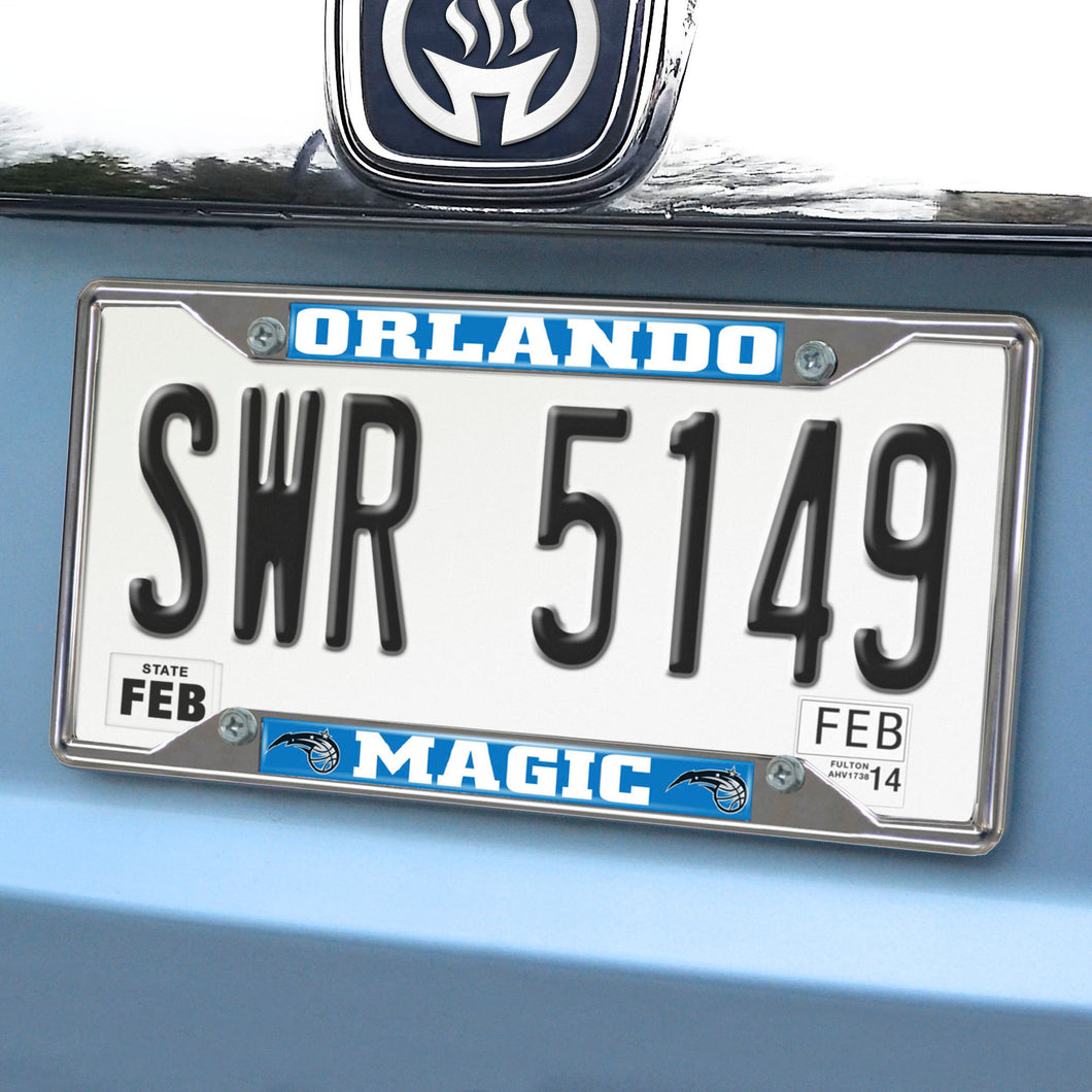 Orlando Magic Chrome License Plate Frame