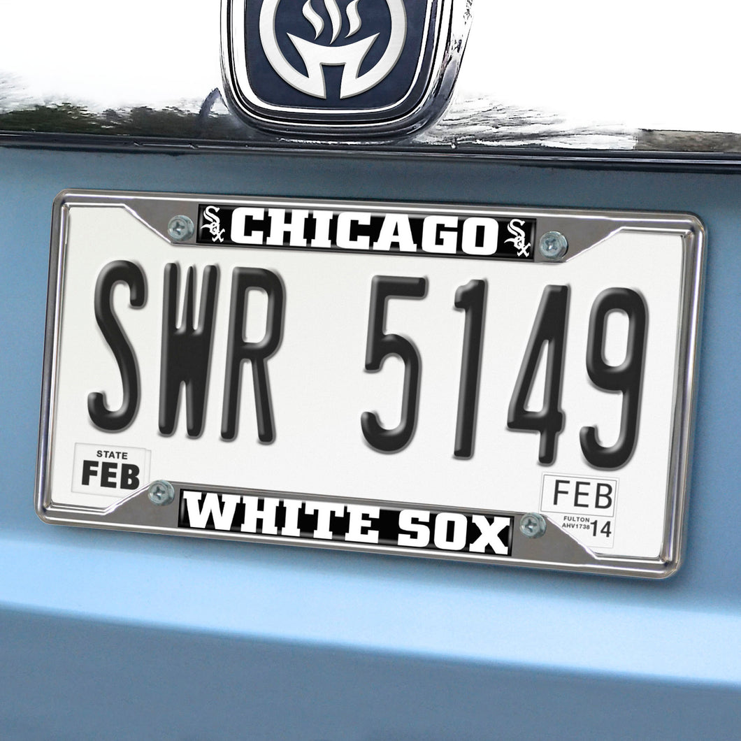 Chicago White Sox Chrome License Plate Frame