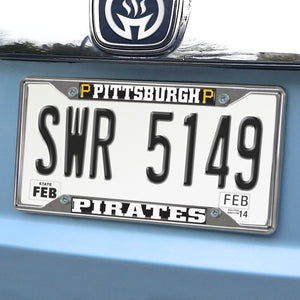 Pittsburgh Pirates Chrome License Plate Frame