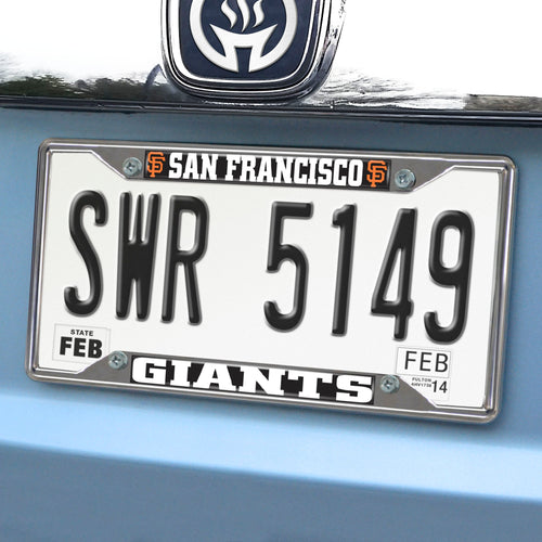 San Francisco Giants Chrome License Plate Frame