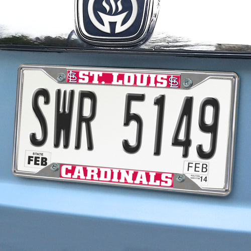 St. Louis Cardinals Chrome License Plate Frame