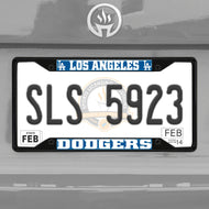 Los Angeles Dodgers Black Chrome License Plate Frame