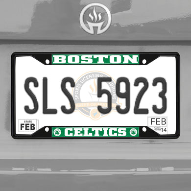 Boston Celtics Black License Plate Frame