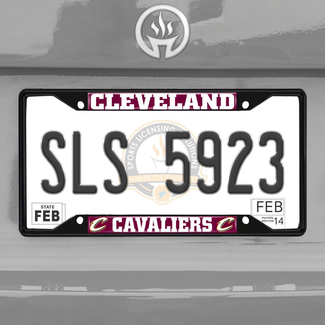 Cleveland Cavaliers Black License Plate Frame