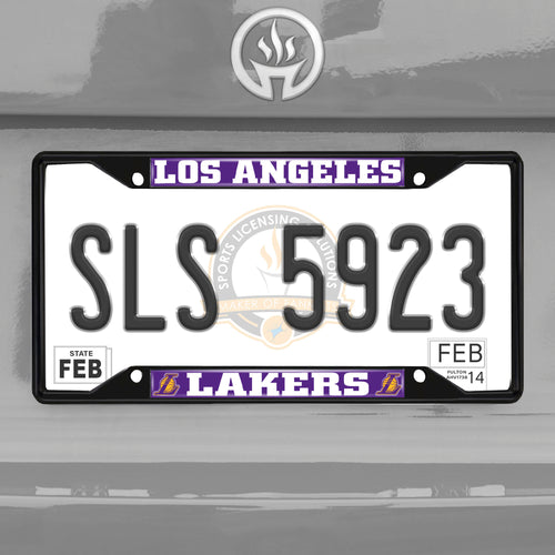 Los Angeles Lakers Black License Plate Frame