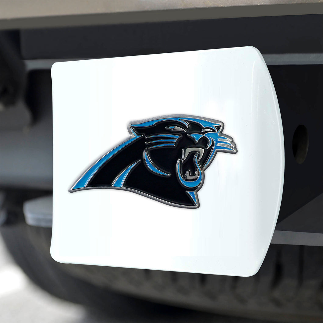 Carolina Panthers White Hitch Cover