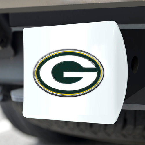 Green Bay Packers White Hitch Cover