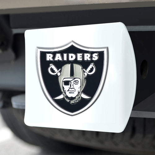 Las Vegas Raiders White Hitch Cover