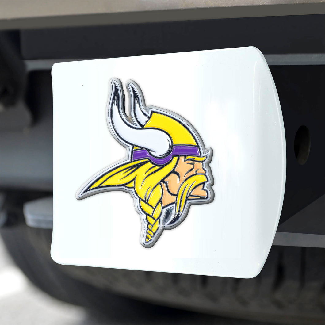 Minnesota Vikings White Hitch Cover