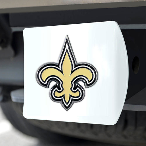 New Orleans Saints White Hitch Cover