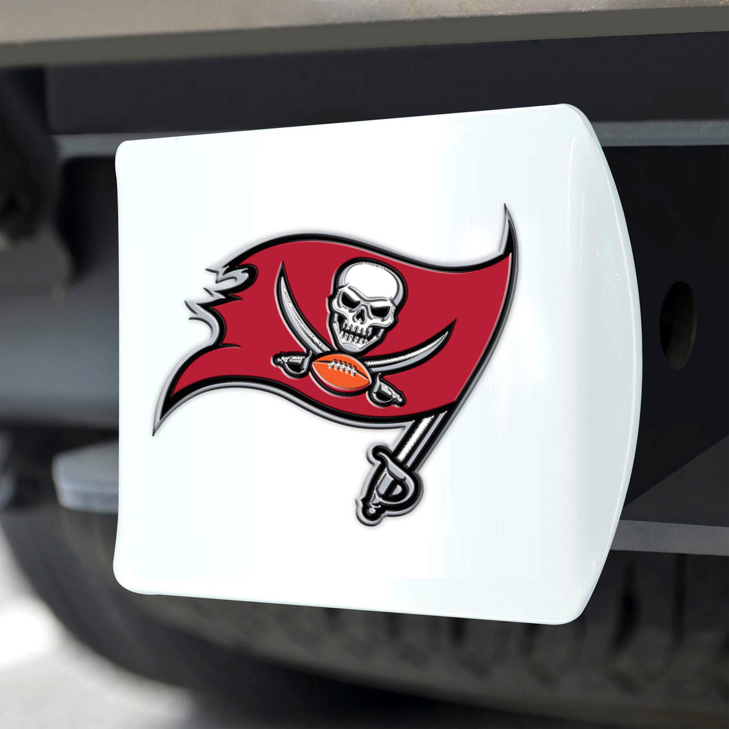 Tampa Bay Buccaneers White Hitch Cover