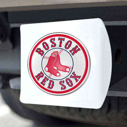 Boston Red Sox White Hitch Cover