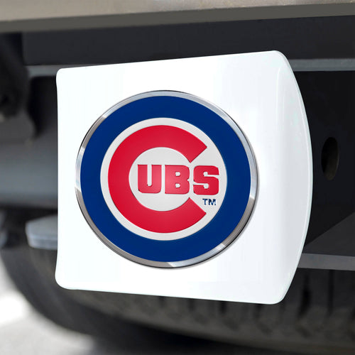 Chicago Cubs White Hitch Cover