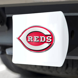 Cincinnati Reds White Hitch Cover