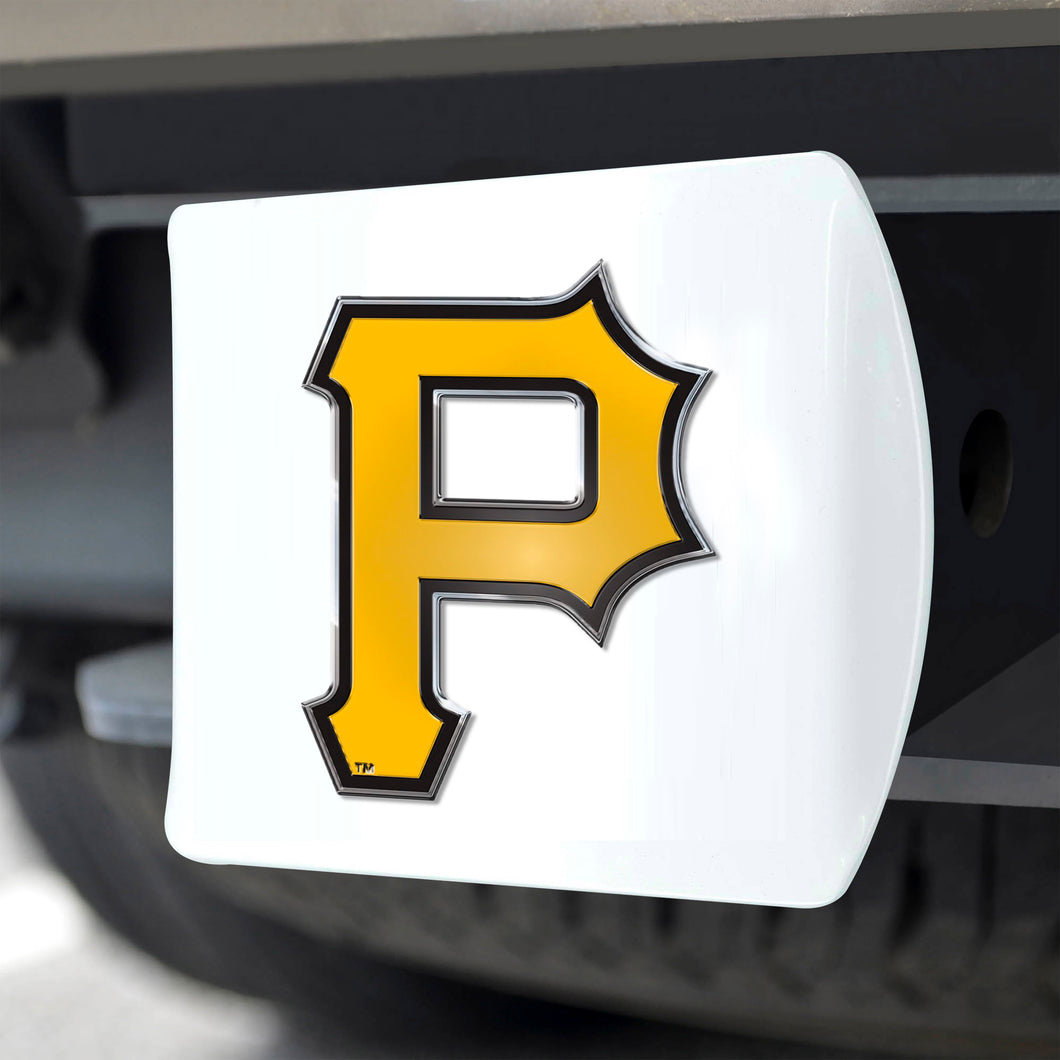 Pittsburgh Pirates White Hitch Cover