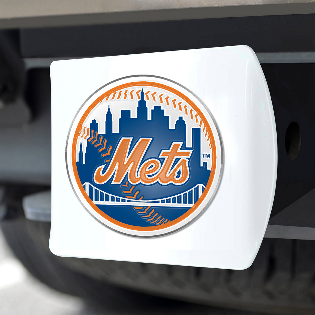 New York Mets White Hitch Cover