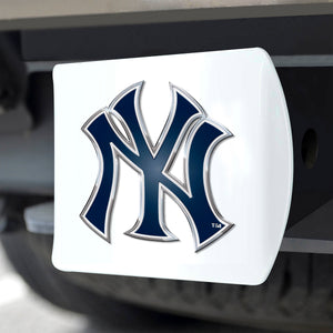 New York Yankees White Hitch Cover