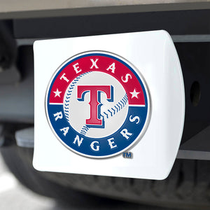 Texas Rangers White Hitch Cover