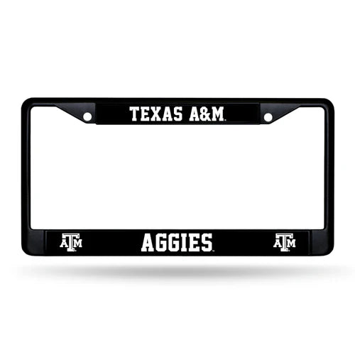 Texas A&M Aggies Black License Plate Frame 
