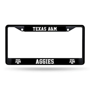 Texas A&M Aggies Black License Plate Frame 