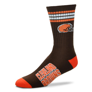 Cleveland Browns - 4 Stripe Deuce Socks