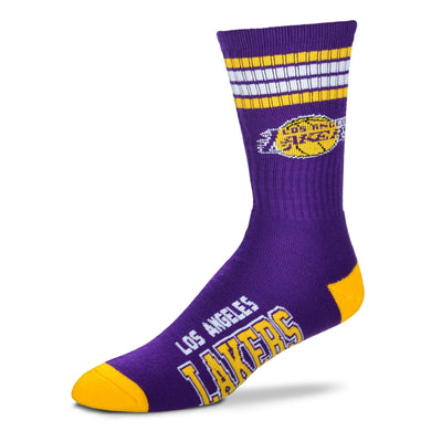 Los Angeles Lakers - 4 Stripe Deuce Socks