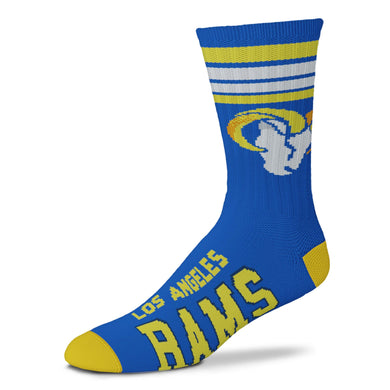  Los Angeles Rams - 4 Stripe Deuce Socks