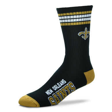 New Orleans Saints  - 4 Stripe Deuce Socks