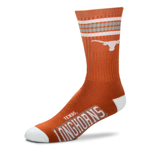 Texas Longhorns - 4 Stripe Deuce Socks