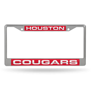Houston Cougars Laser License Plate Frame
