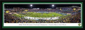 North Dakota State Bison Football 2024 FCS National Champions Panoramic Picture