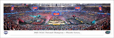 
Florida Gators 2025 NCAA Men's Basketball National Champions Panoramic Picture
