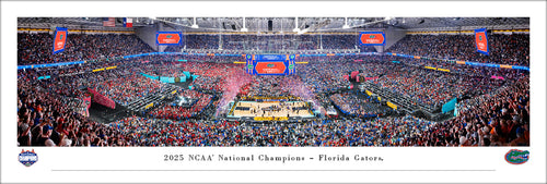 
Florida Gators 2025 NCAA Men's Basketball National Champions Panoramic Picture
