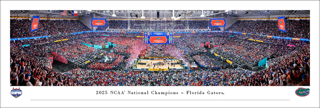 
Florida Gators 2025 NCAA Men's Basketball National Champions Panoramic Picture
