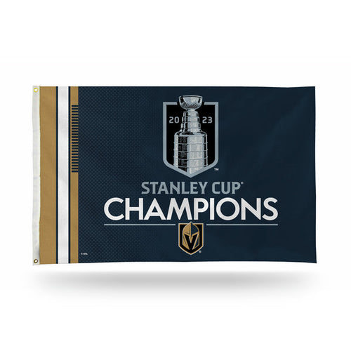 Vegas Golden Knights 2023 Stanley Cup Champions Banner Flag - 3'x5'